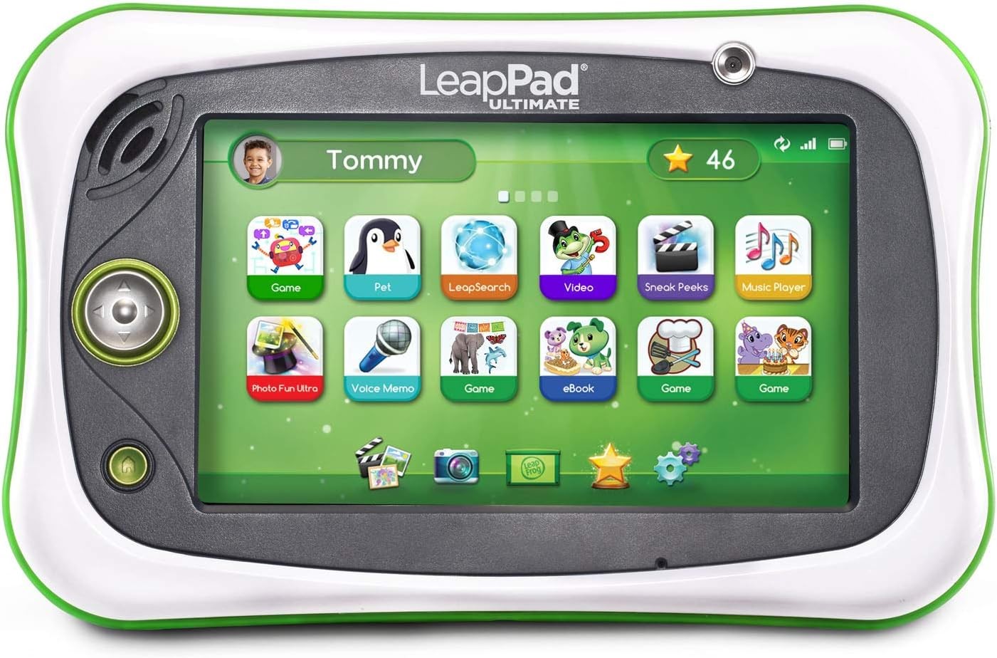 LeapFrog LeapPad Ultimate Get Ready for School Tablet, Green (English Version),