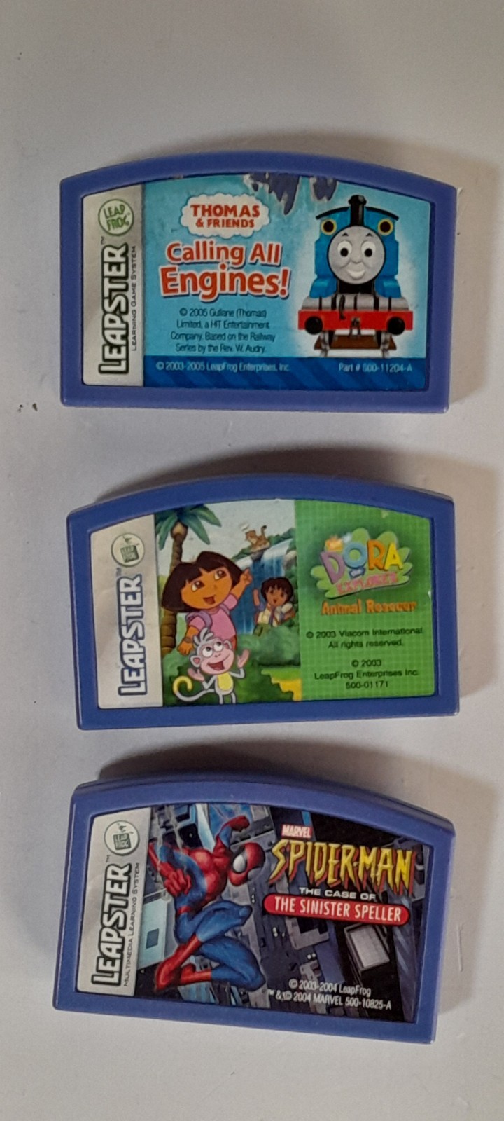 LeapFrog Leapster Learning Game System With 3 Games & Carry Case Model 20208