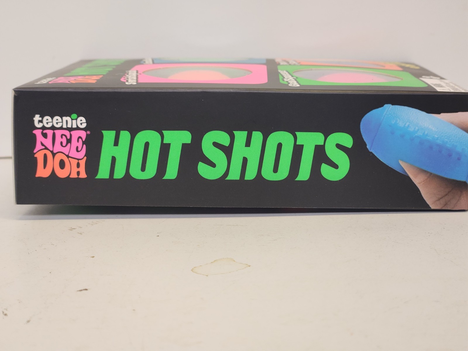 NeeDoh Hot Shots MVP 4 Pack – Orange, Green, Pink, Blue,