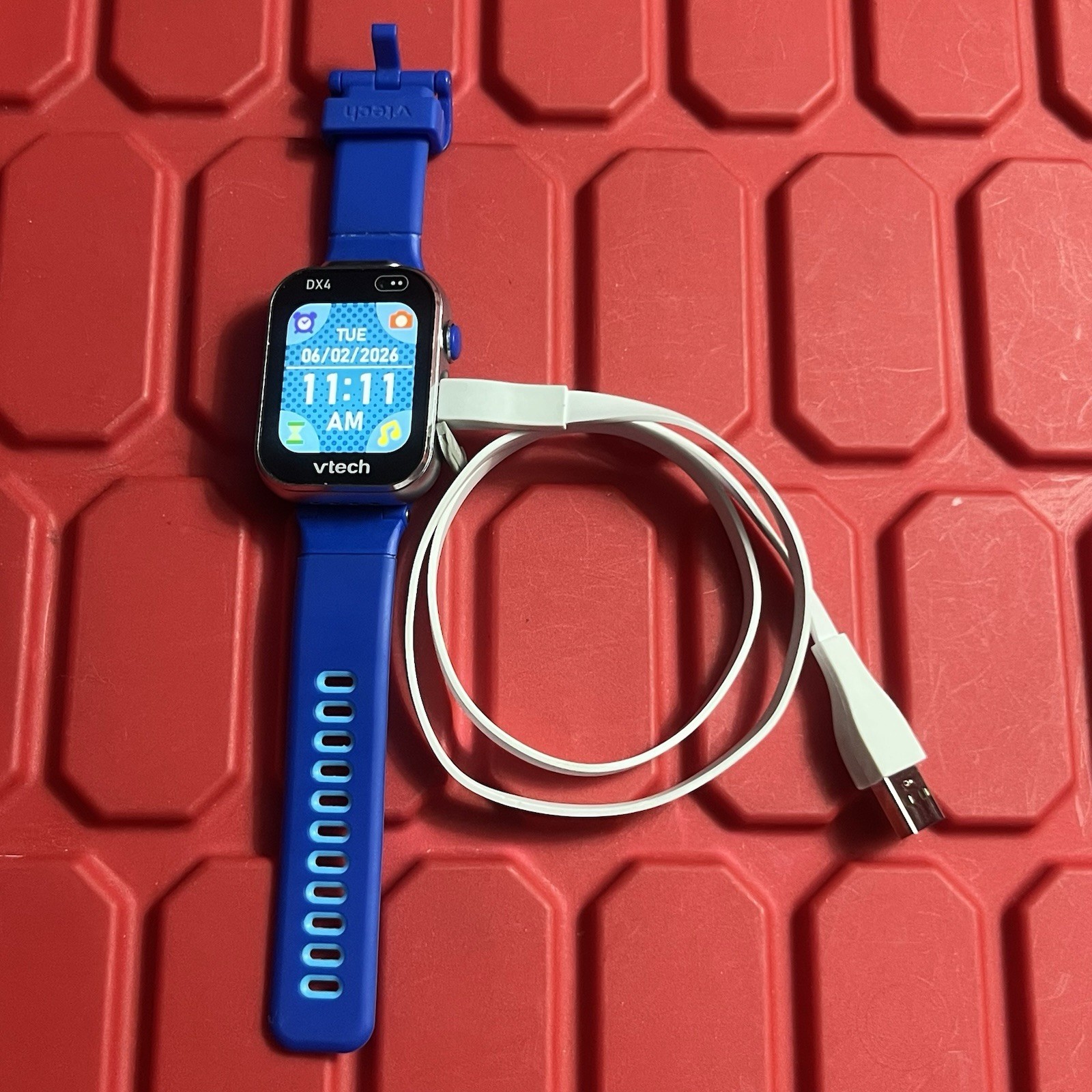 VTech KidiZoom Smartwatch W/ Camera DX4 Blue Pre Owned Tested And Working 2024