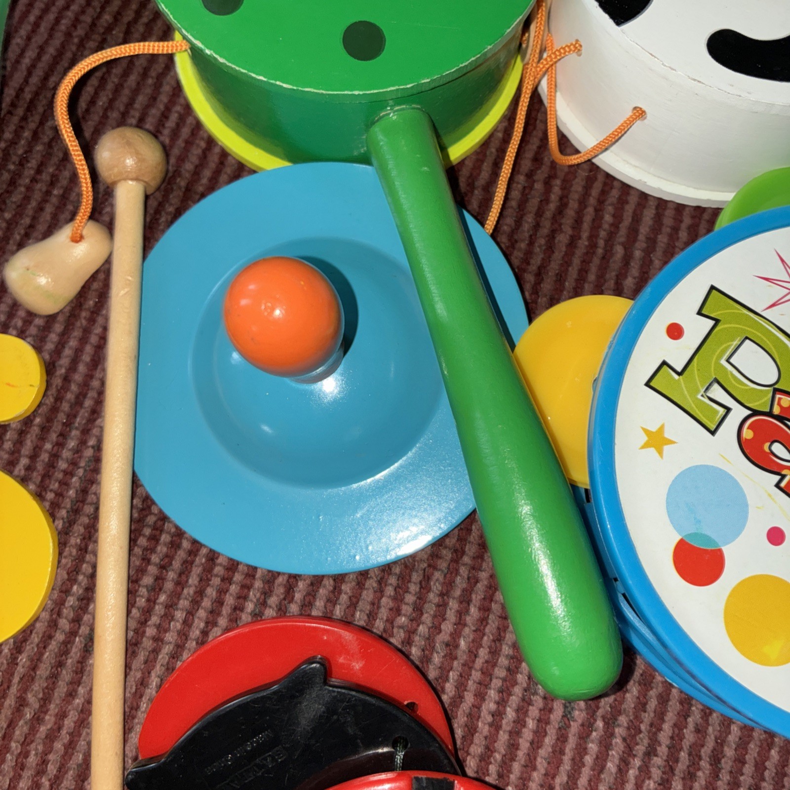 Toy Lot Musical Rhythm Instruments Preschool Daycare Wooden Toy Lot