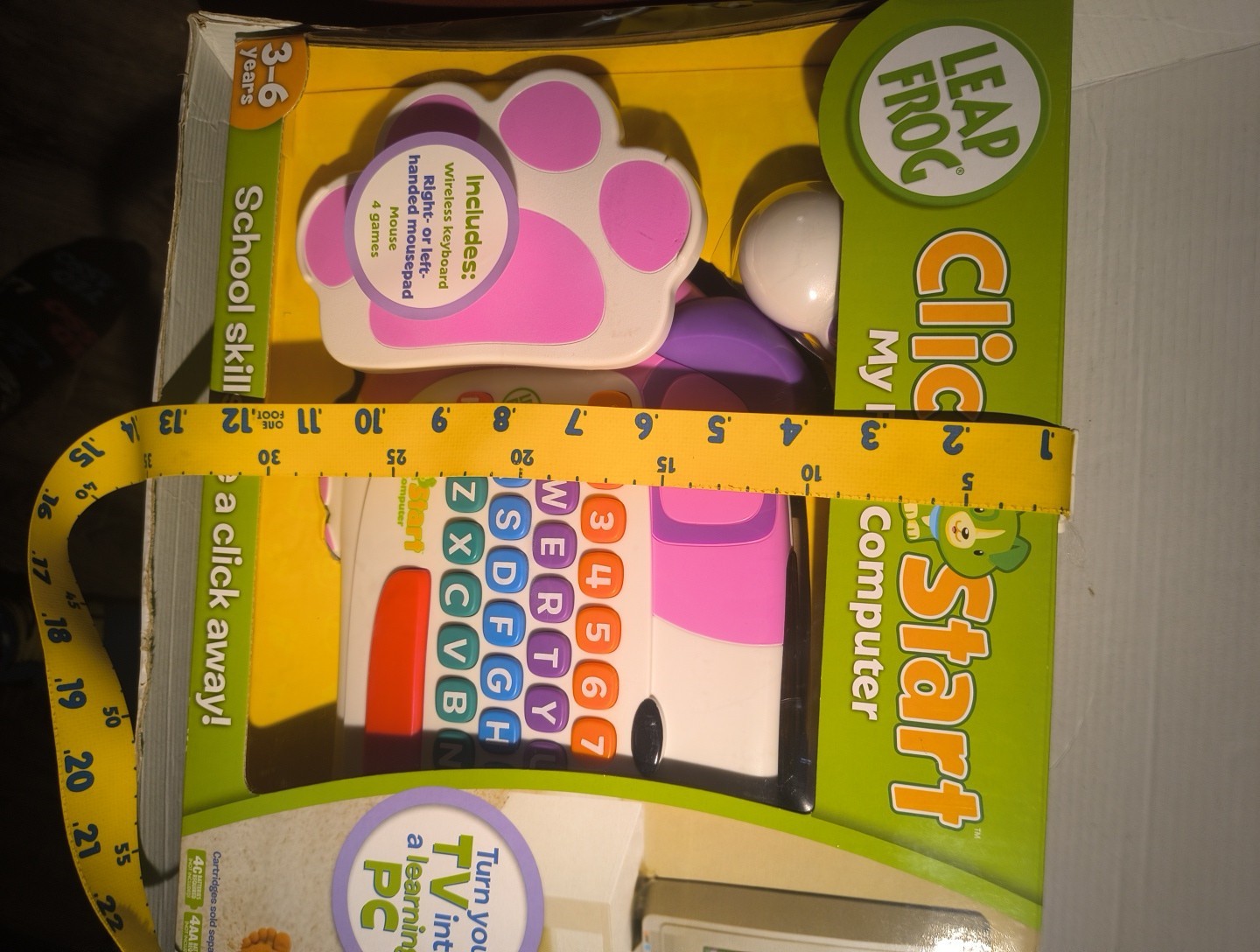 LeapFrog Clickstart My First Computer Wireless Keyboard NEW & SEALED Educational