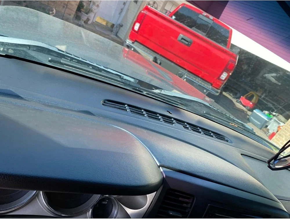 Kojem Black Dash Board Cover Compatible with 2007-2013 Chevy Chevrolet Silverado