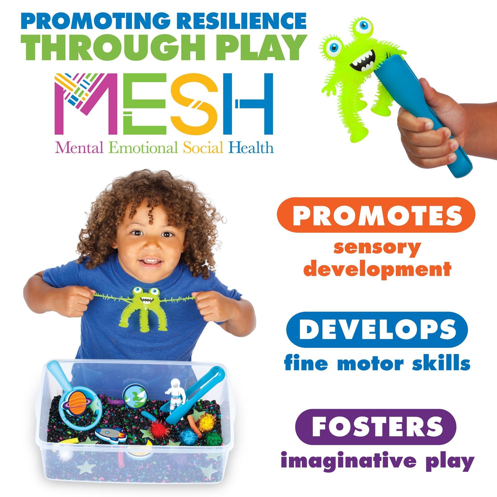 Creativity for Kids Sensory Bin: 10.25 x 14.5 x 4.75 inches, Outer Space
