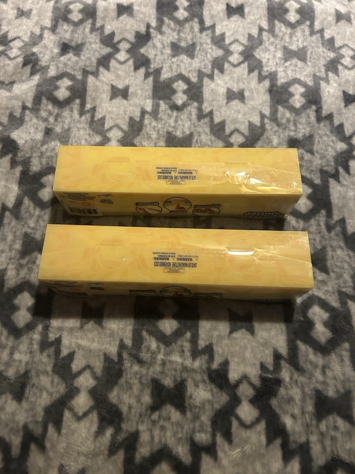 (Lot Of 2) VIRAL Stick of Butter JUMBO SQUISHY 10” AUTHENTIC Squeezy SEALED NEW
