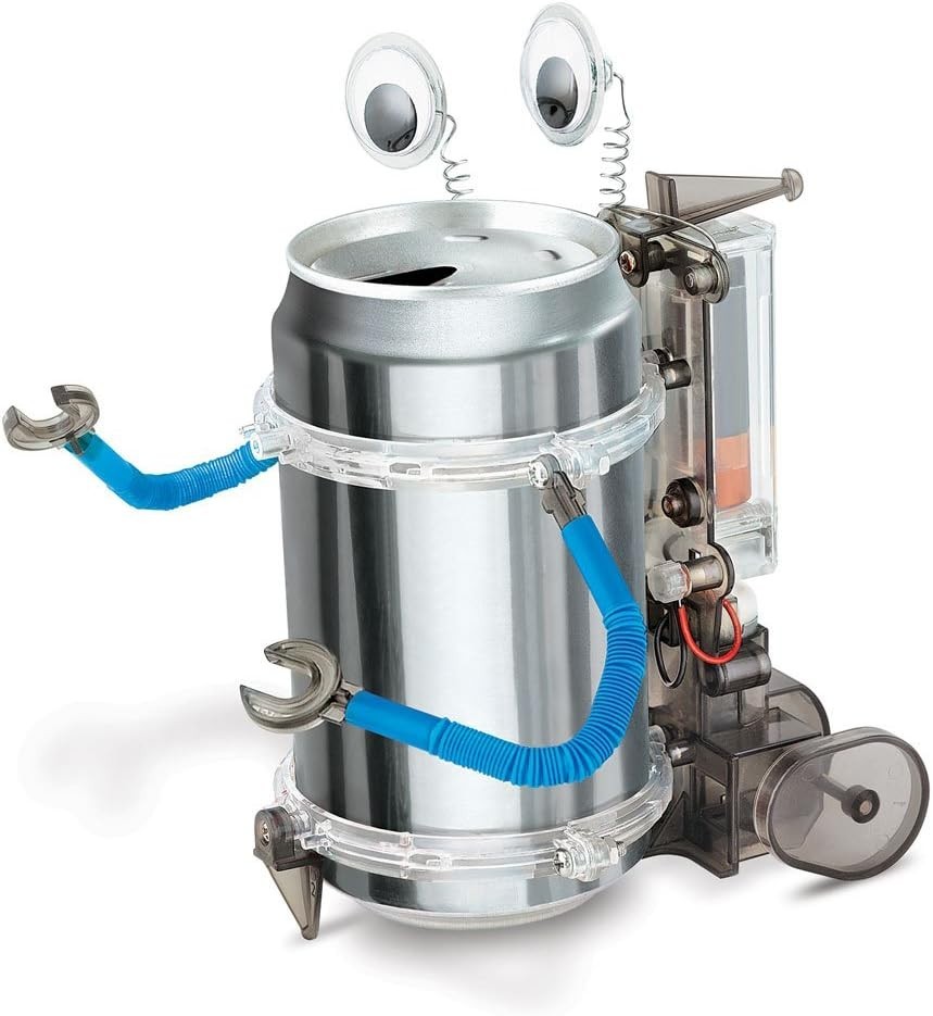Interactive KidzRobotix Tin Can Robot Kit – Learn Recycling & Build Fun Robots