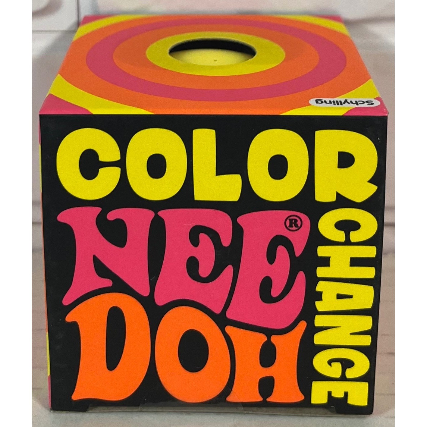 Schylling Color Change NeeDoh Stress Ball Unisex OS Yellow New Fidget Toy