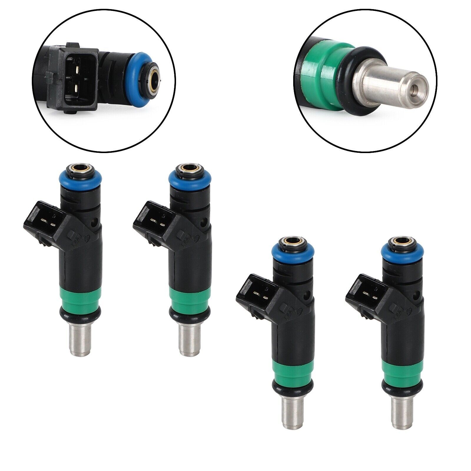 4pcs Fuel Injectors 98MF-BB Fit Ford Fiesta V 2001-2008 Fusion 2002-2012 1.4L SP