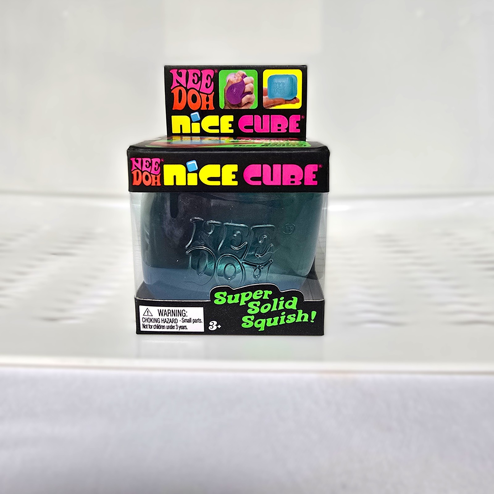 Authentic NeeDoh Nice Cube 🧊✨ Super Solid Squish Sensory Squeeze Toy 2.25″ NEW