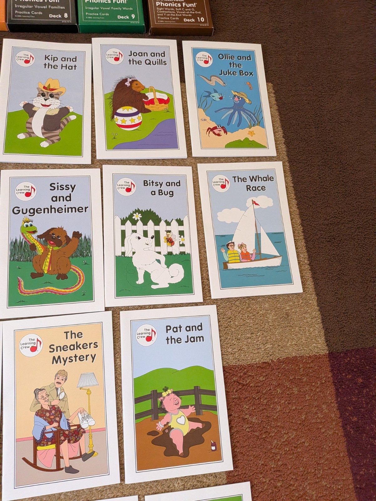 Challenger Phonics Fun Age 2+ Early Reading Books DVDs CD Cards Almost Complete