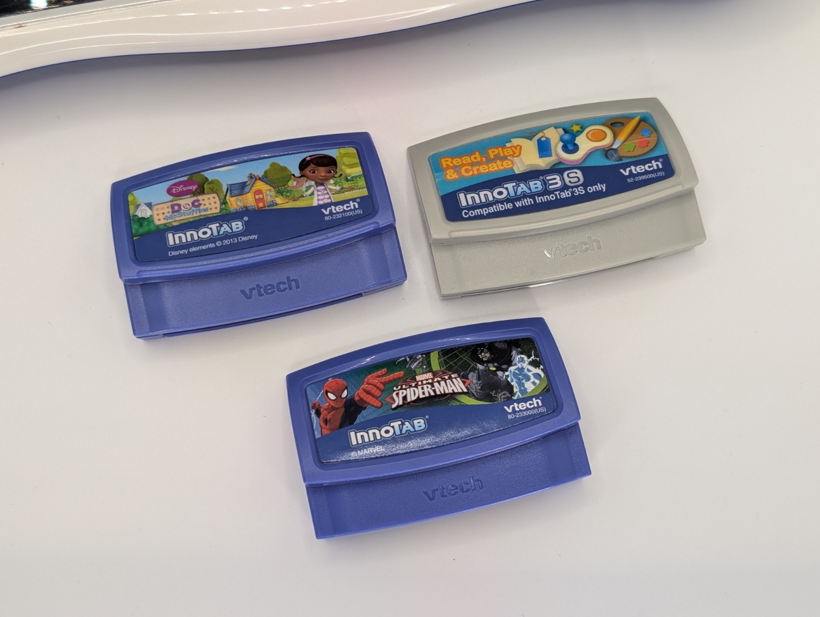 VTech InnoTab 3S Boys Blue Kids French Edition Learning Tablet W/3 Games Tested.