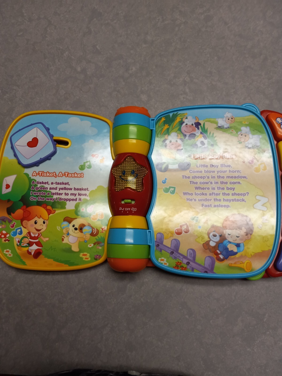Toy 6-36 Months VTech Musical Rhymes Educational Book TESTED