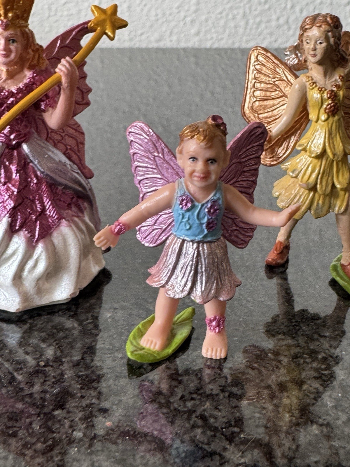 Lot of 4 Safari Ltd Fairies TOOB Miniature Toy Figurines for Kids