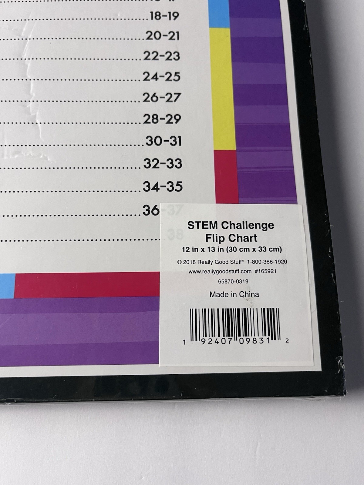Really Good Stuff STEM Challenge Flip Chart Classroom Teacher Lesson Guide New