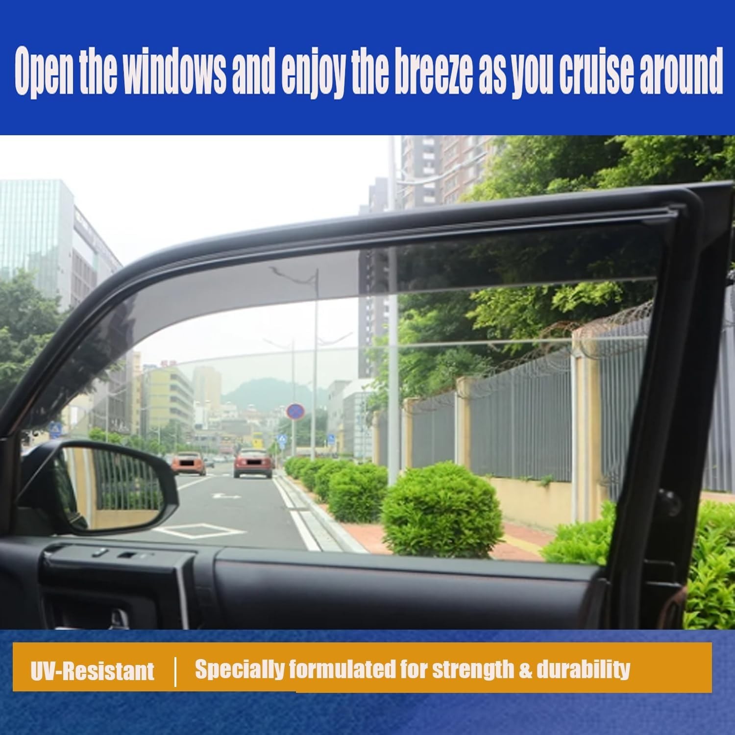 in-Channel Window Rain Guards for Trucks Chevy Silverado/GMC Sierra 1500 2500…