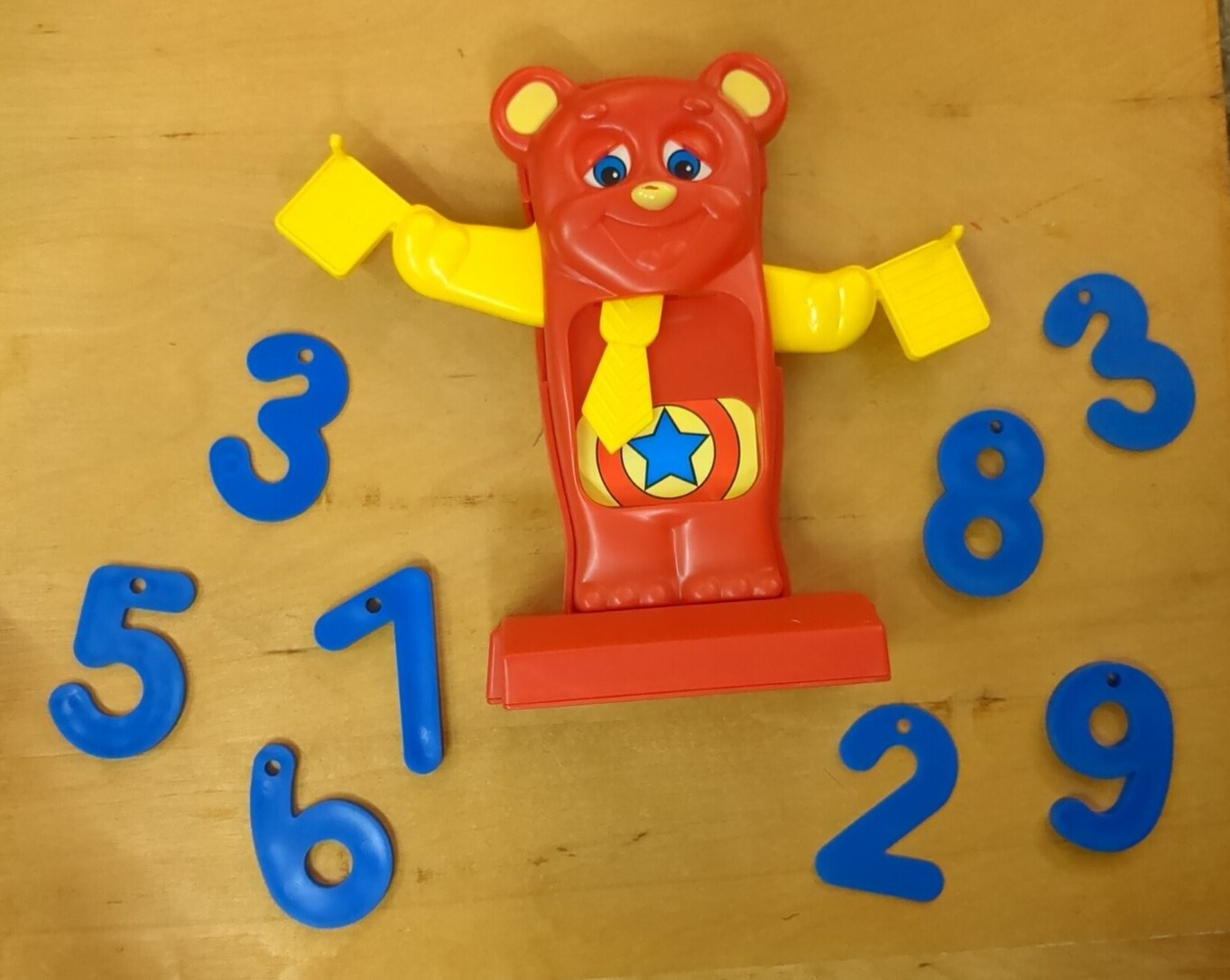 Vintage 1989 Avon Fun Beginnings TEDDY BEAR NUMBER SCALE Replacement Parts