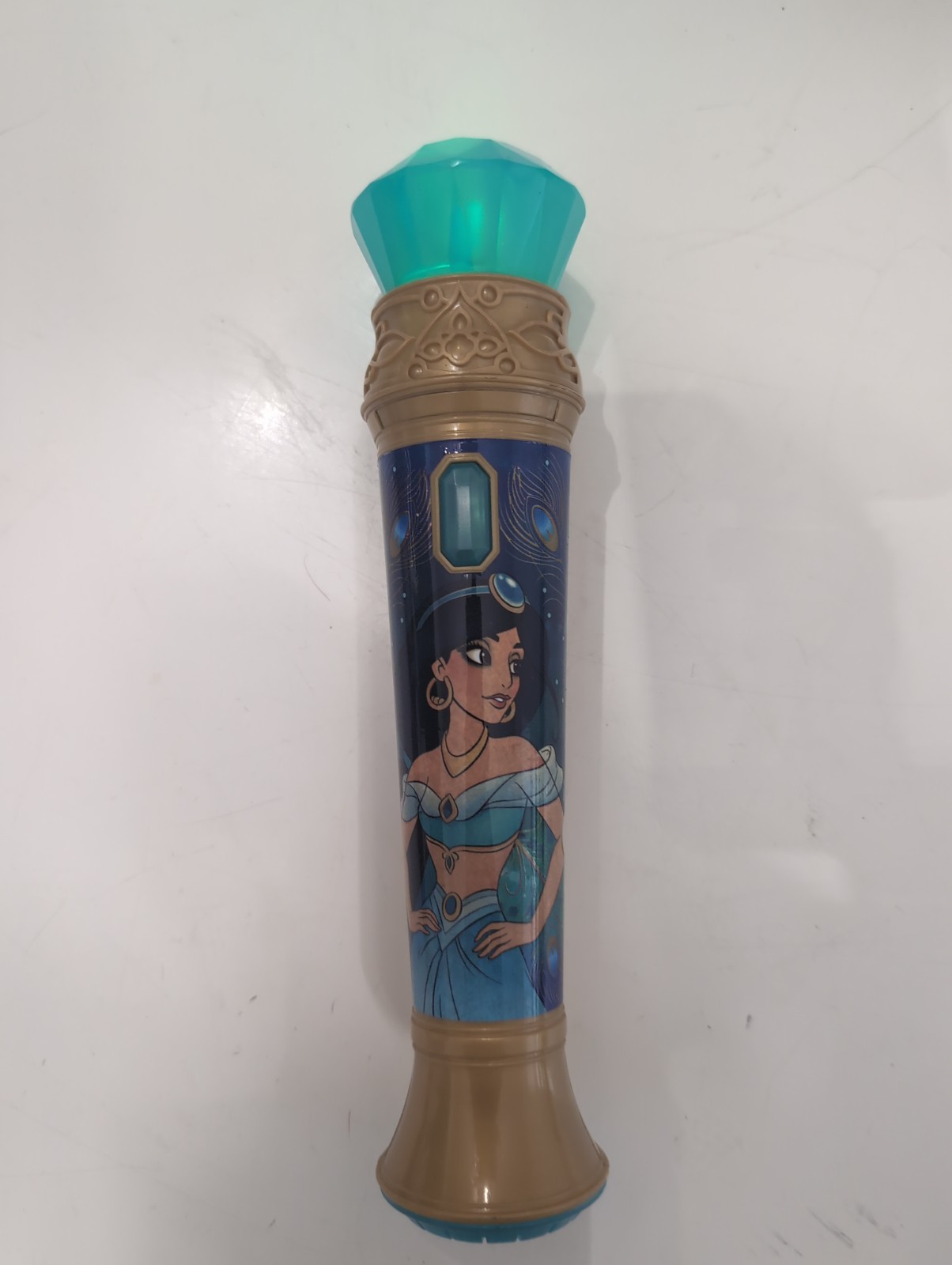 Disney Princess Jasmine Sing-A-Long Light Up Musical MP3 Microphone Aladdin