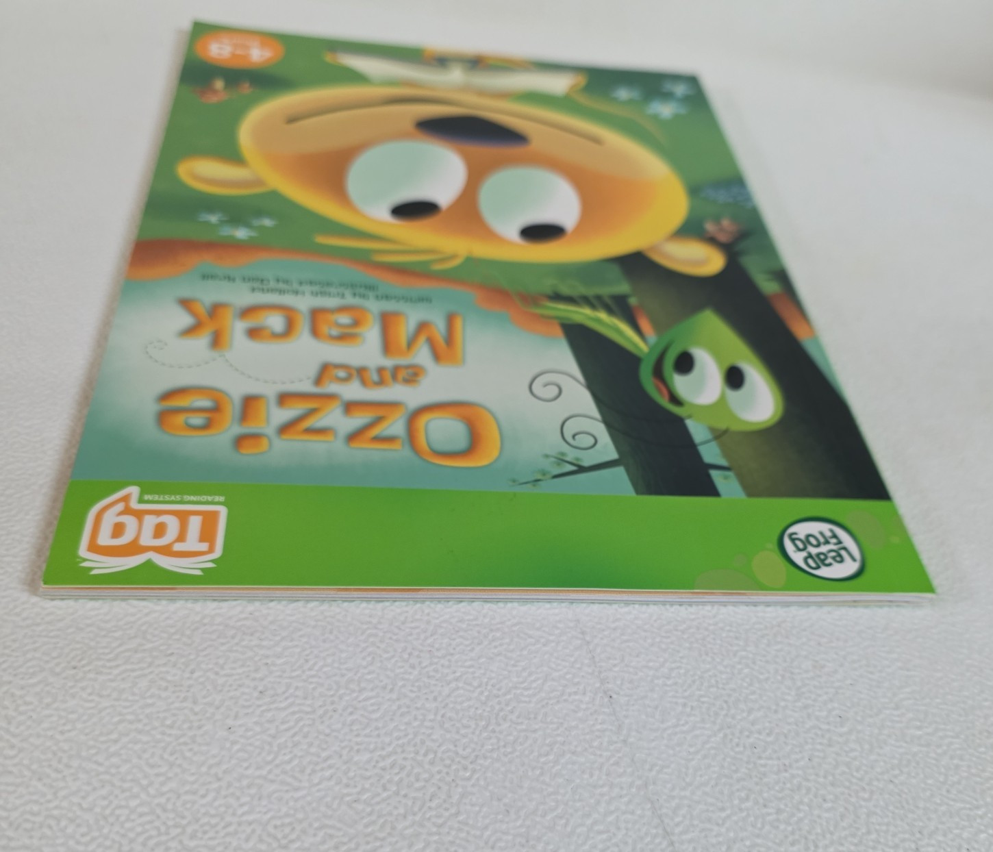 Leap Frog TAG Reading System Book OZZIE and MACK 4-8 Years G-VG