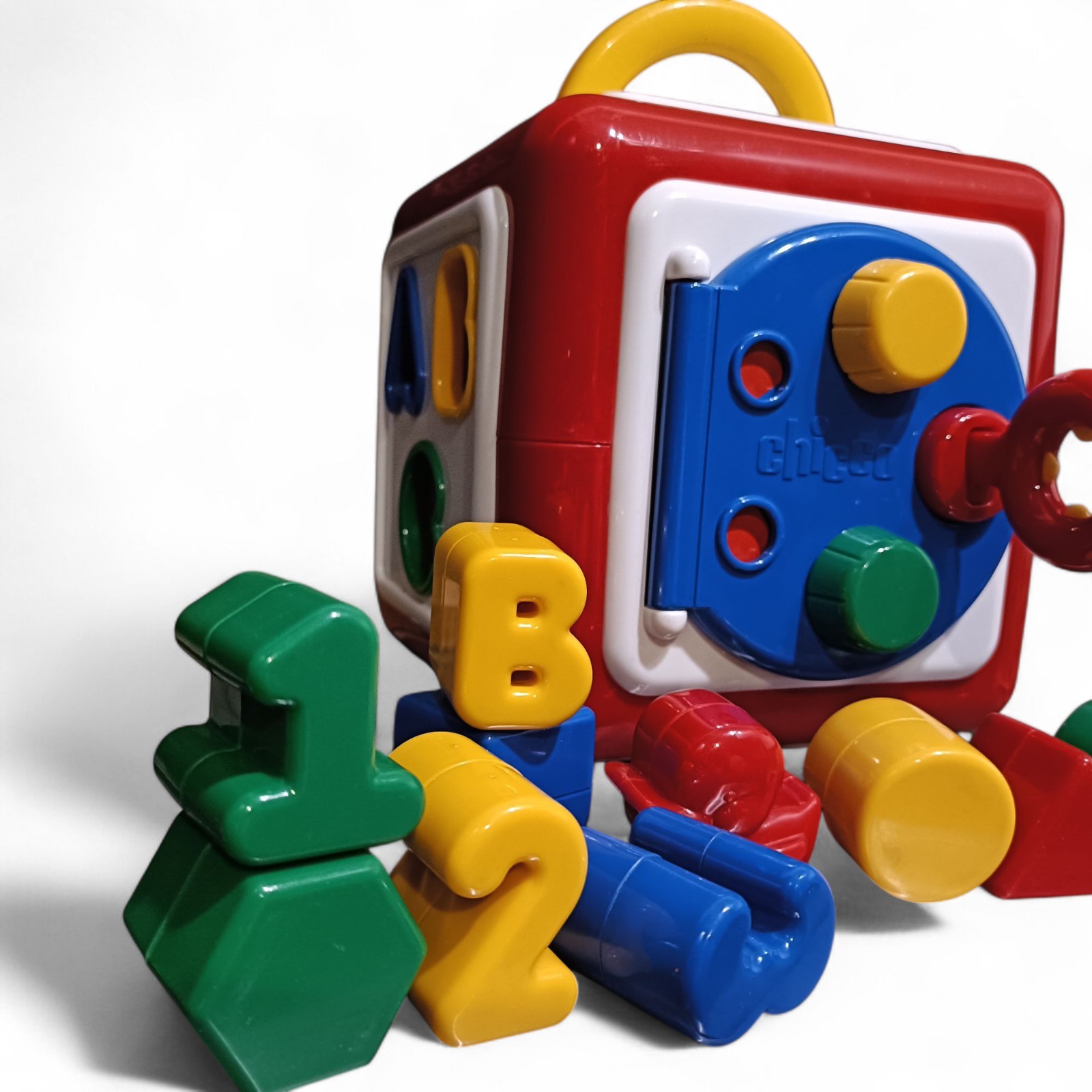 Baby Einstein baby Shape Sorter Vintage 90’s Chicco Baby Sorter Safe With Key