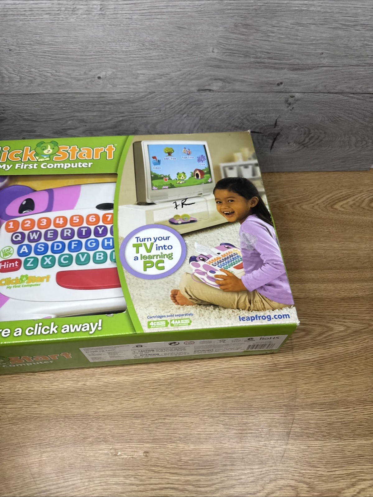 LeapFrog Clickstart My First Computer Wireless Keyboard New Sealed