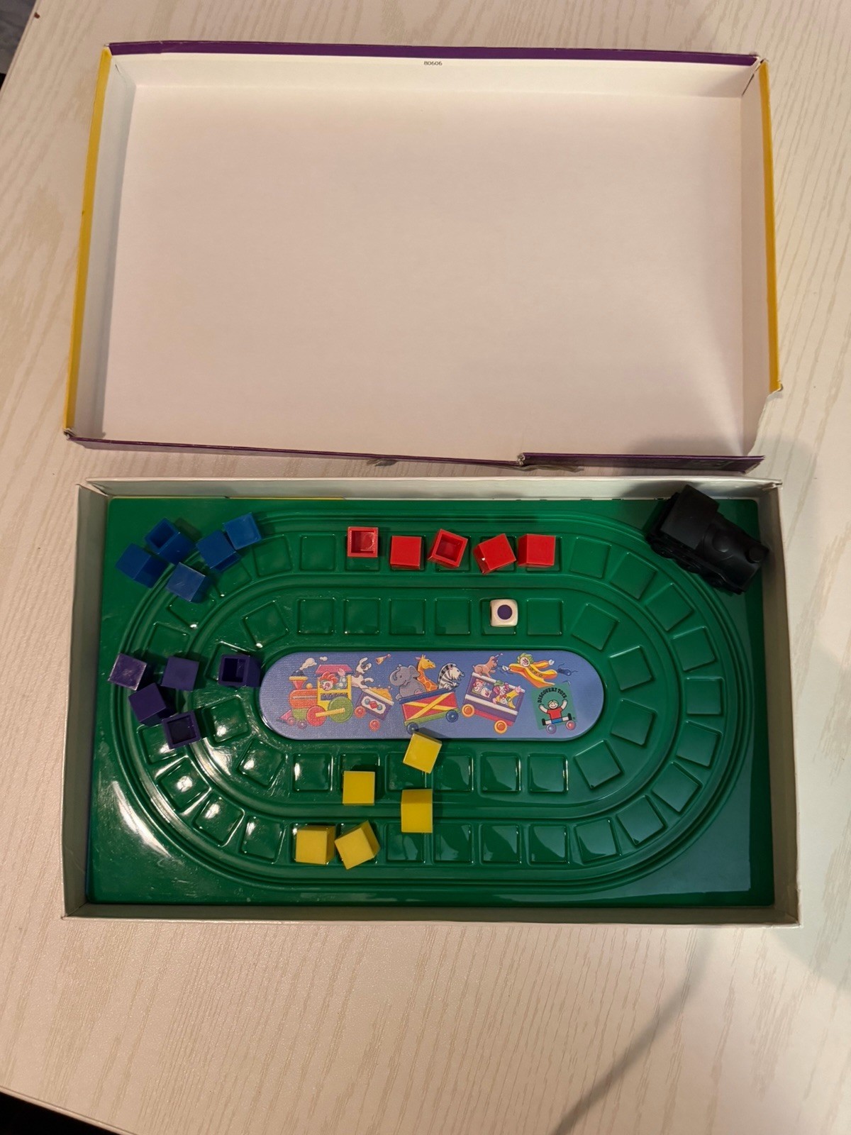 Color Train by Discovery Toys Vintage 1990s Educational Preschool Game Complete