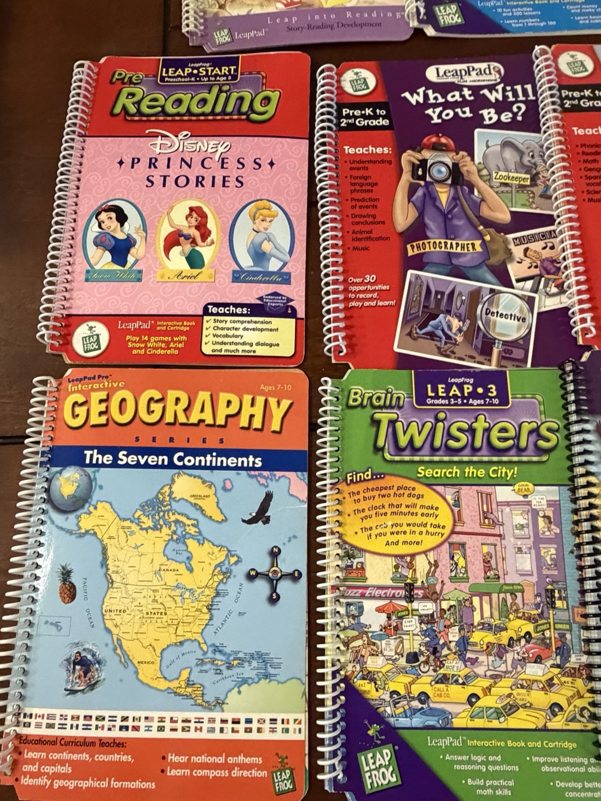 Lot of 14 Leap Frog Leap Pad Books ONLY – NO CARTRIDGES