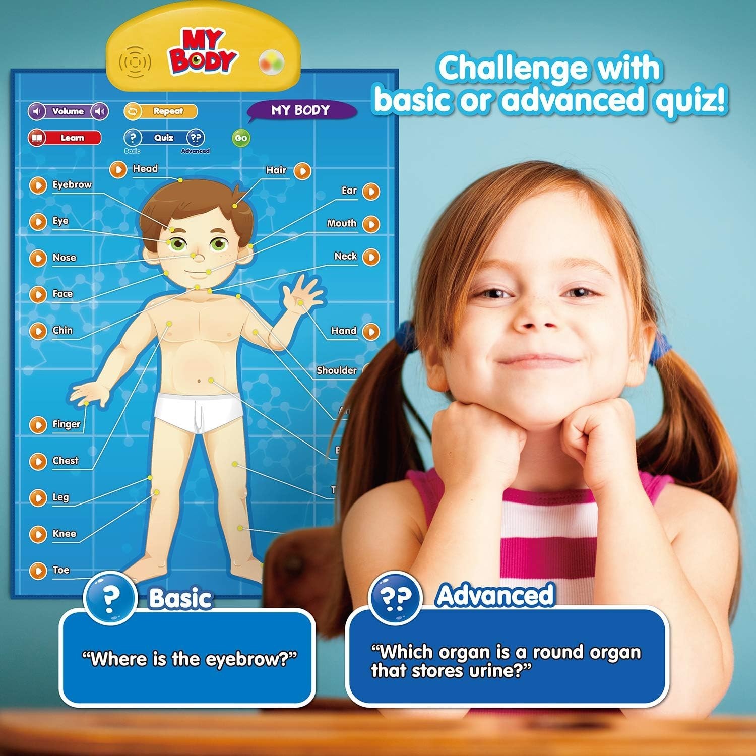 BEST LEARNING i-Poster My Body – Interactive Educational Human Anatomy Talking T