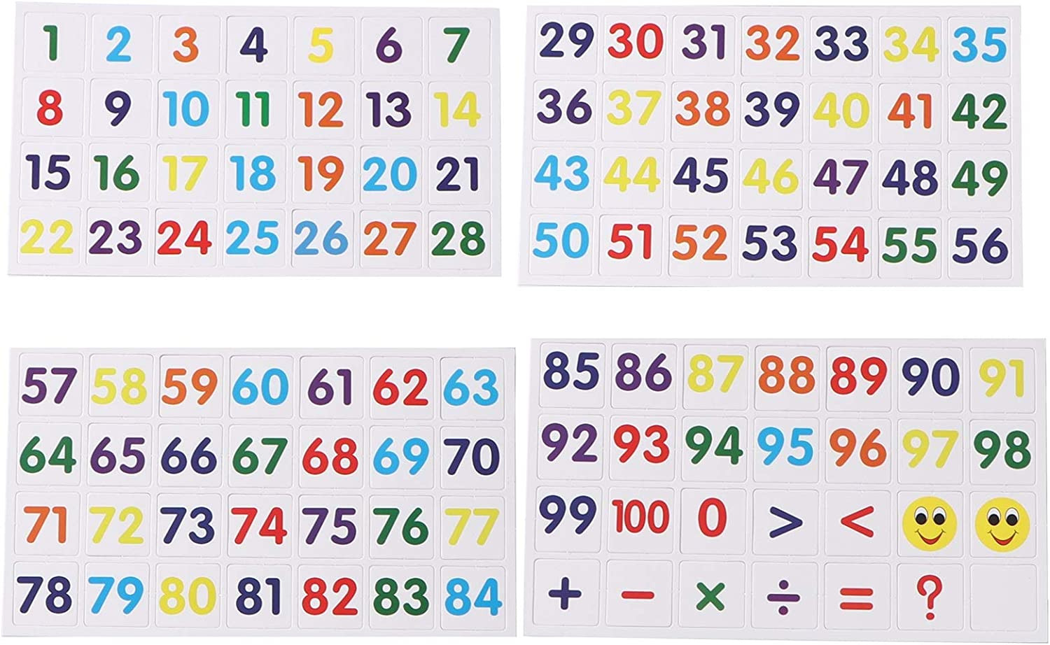 Wooden Abacus for Kids – 100 Counting Sticks and Number Toys Cards 1-100, Educat