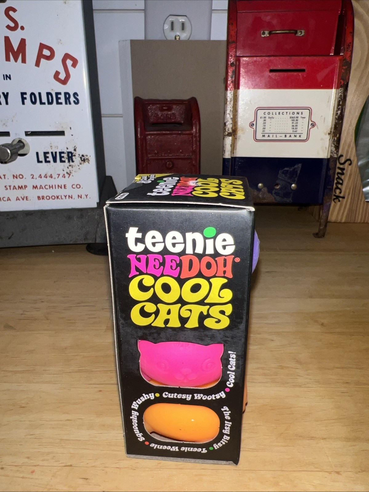 NeeDoh Teenie Cool Cats Stress Ball 3-Pack, Assorted Colors