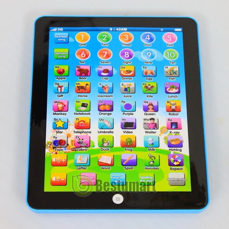 Educational Learning Toy Pad Gift for Kids Age 2 3 4 5 6 7 8 Year Old Boys Girls