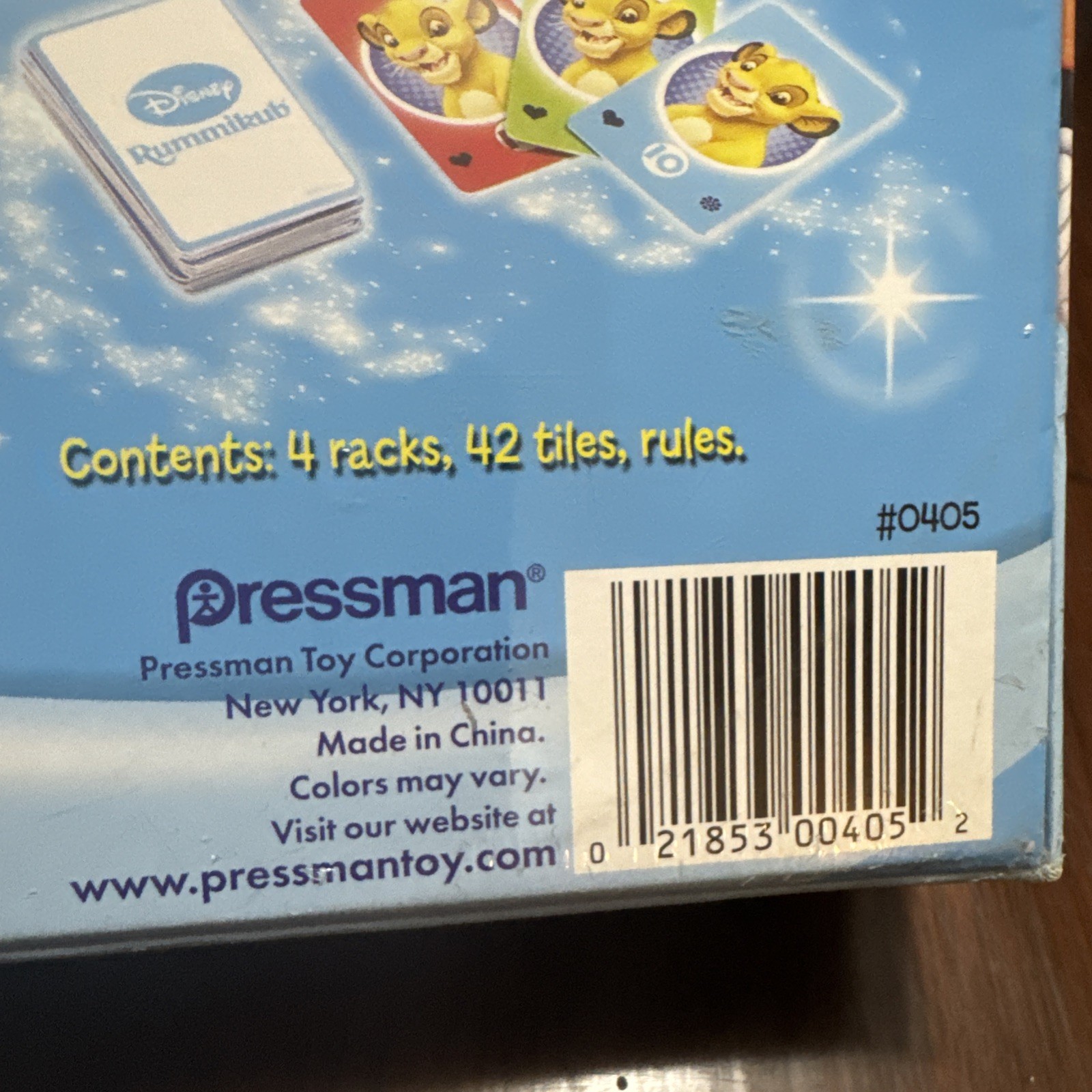 Disney Rummikub Kids Edition Preschool Numbers Learning Game Ages 4+ New/Sealed