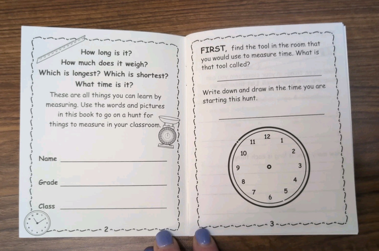 NEW The Great Measurement Hunt Activity Book By Really Good Stuff 2007 Set Of 13