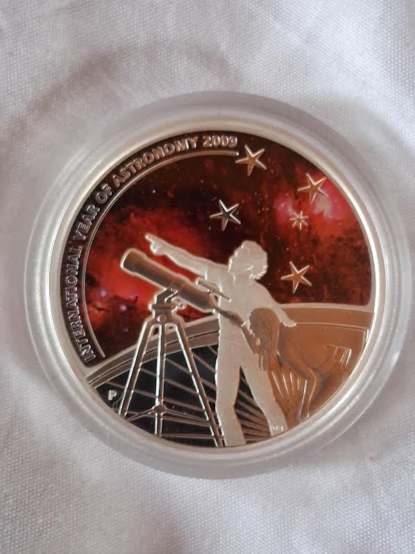 2009 Australia Year of Astronomy .999 Silver Proof Coin