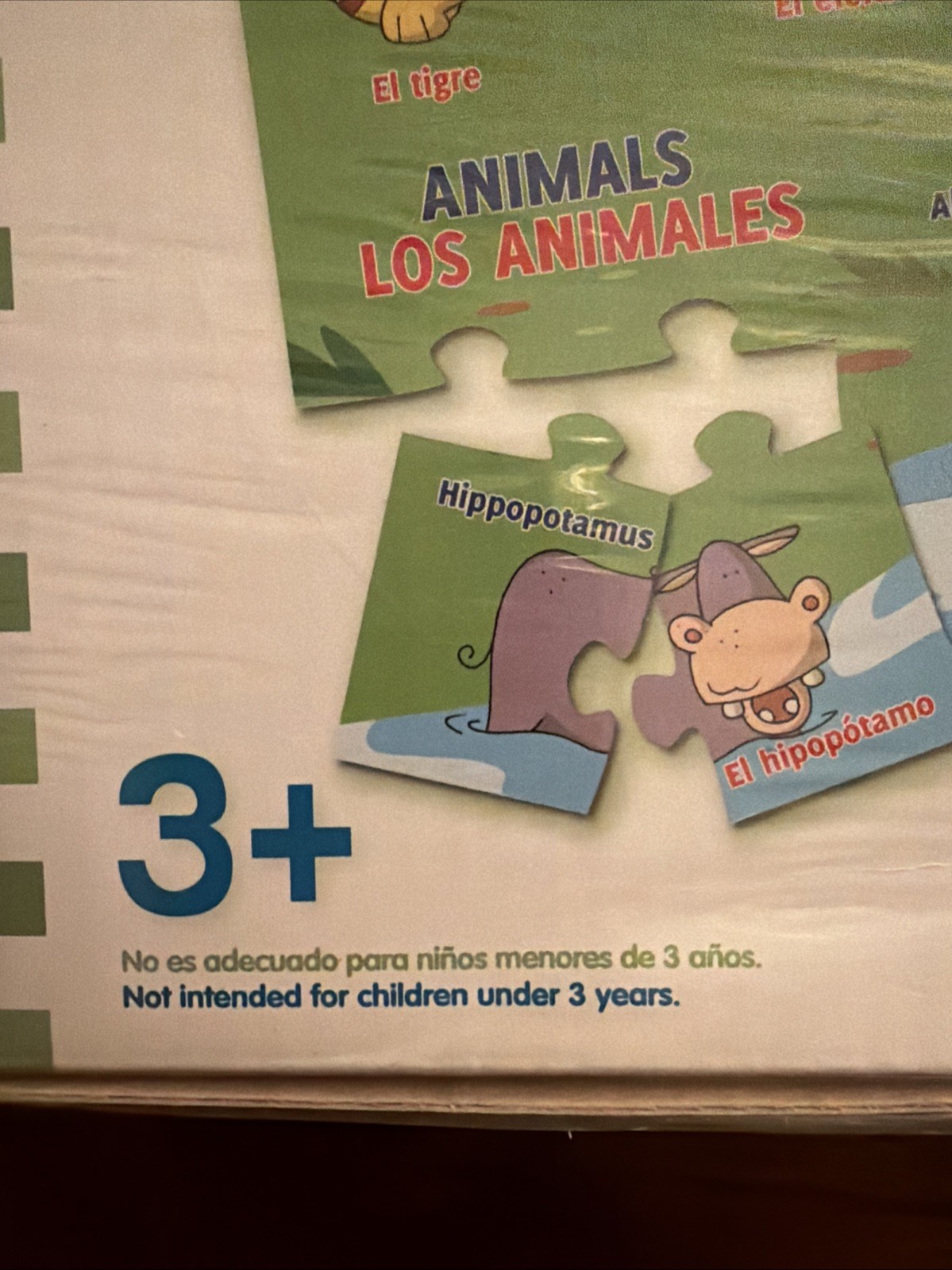 Ingenio English Spanish Animal Match-up Puzzle