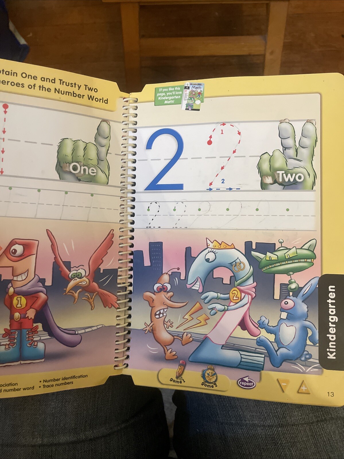 LeapFrog LeapPad Reading, Writing & Math Pre-K – 1st Grade Book No Cartridge