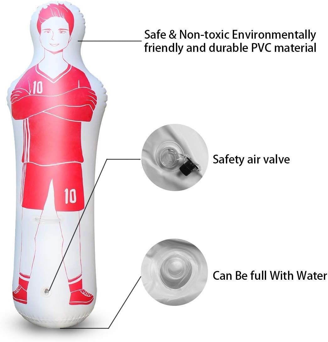 Durable PVC Inflatable Tumbler – Training Equipment for Soccer & Boxing Skills