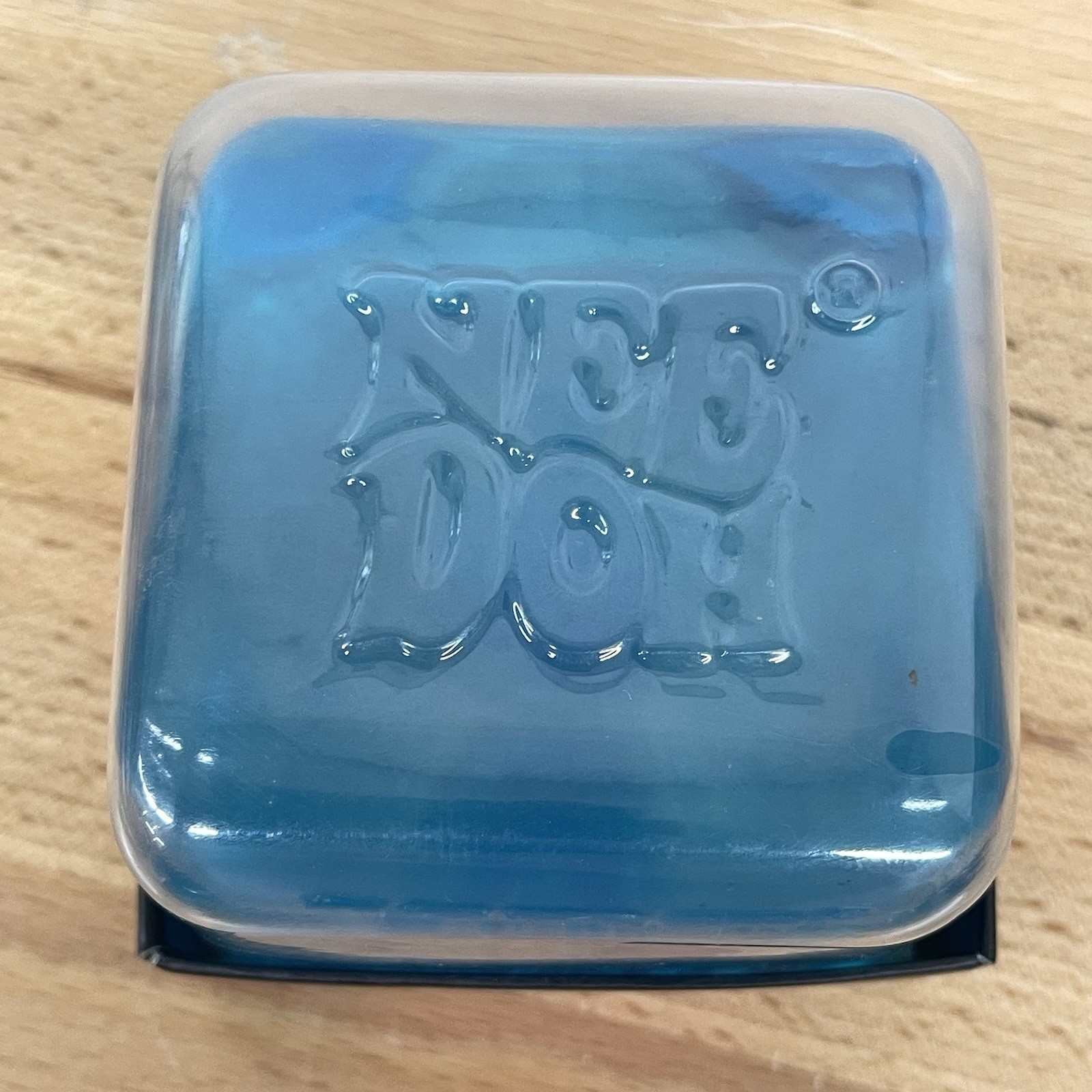 NeeDoh Nice Berg Blue XL Giant Nee Doh Solid Squish Cube New Sealed AUTHENTIC