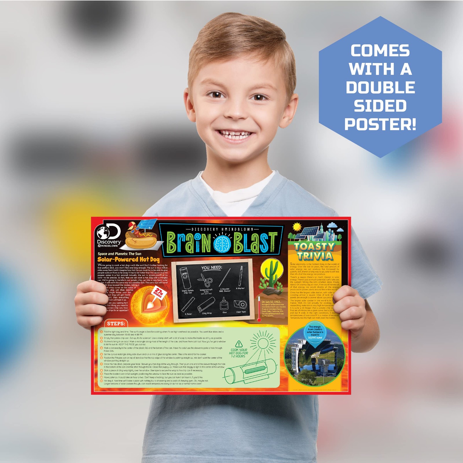 Discovery #MINDBLOWN 14-Piece Test Tubes DIY Science Kit with 3 Educational E…