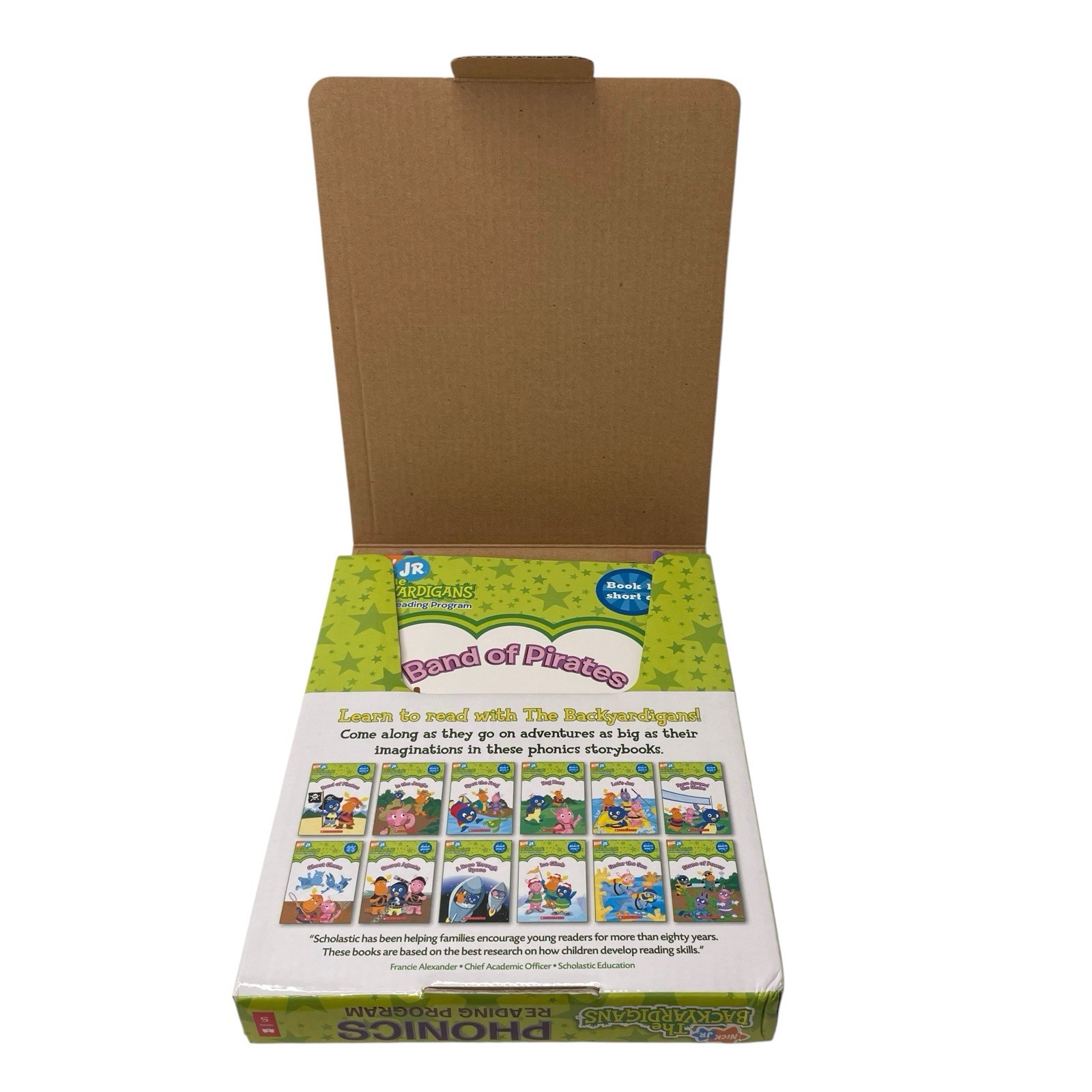 Scholastic phonics reading program Nick Jr.’s The Backyardigans 12 Books 15 Card
