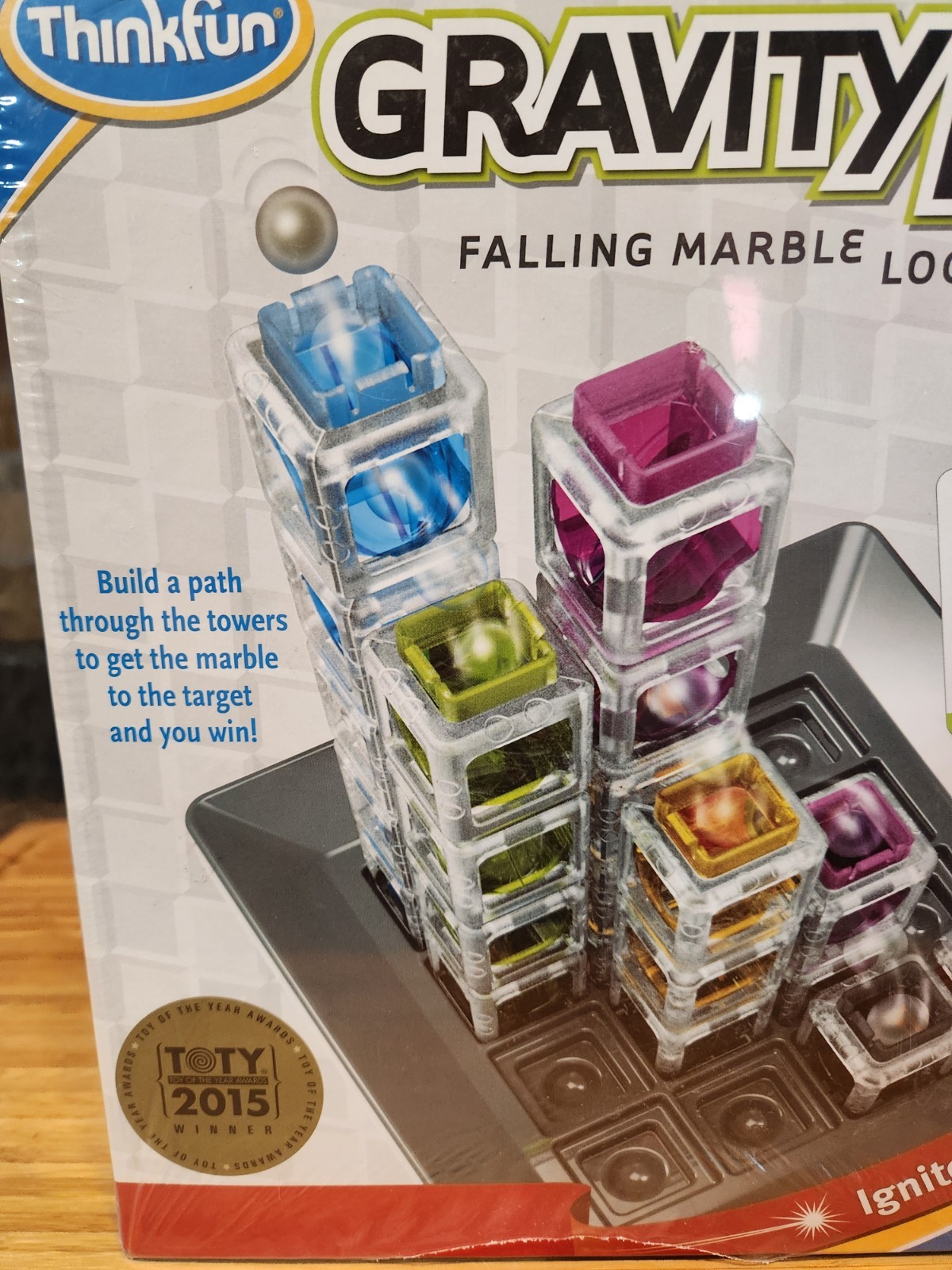ThinkFun Gravity Maze Falling Marble Logic Game Stem Toy New Sealed