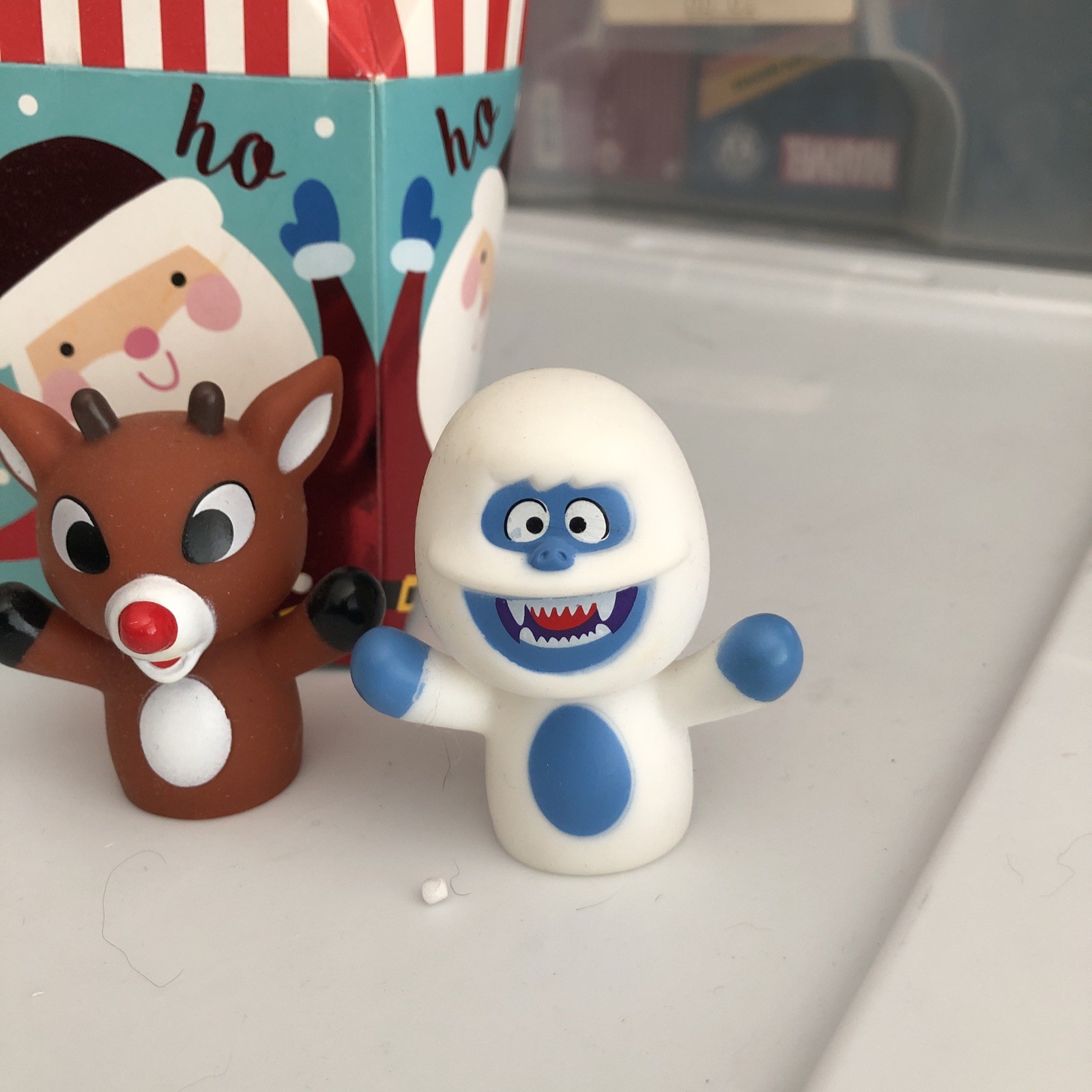 Rudolph The Red Nose Reindeer Figure Puppets Set of 5