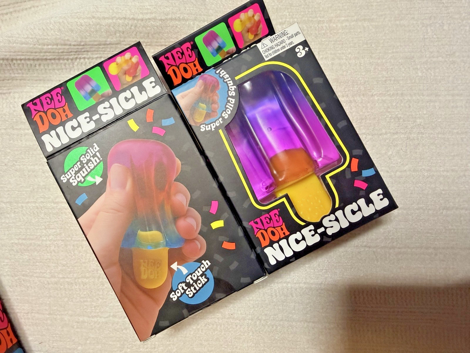 AUTHENTIC Nee Doh Nice-Sicle Popsicle BLUE & PURPLE NEEDOH -NEW 2026