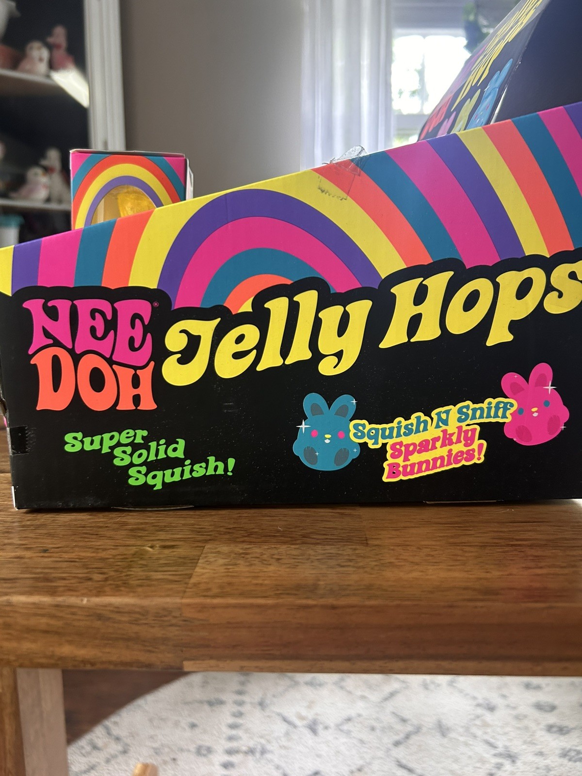 Nee Doh Jelly Hops Bunny Rare 🐰 USA Seller 🐰 Yellow NeeDoh Scented Squishy