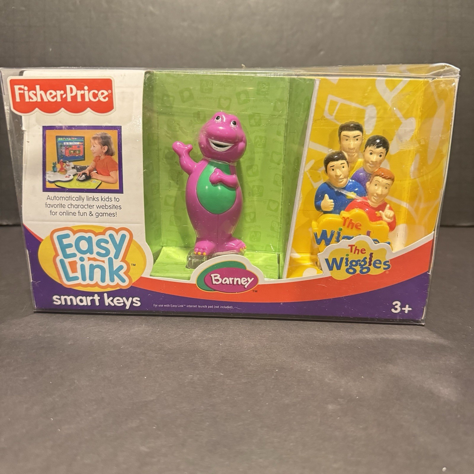Fisher-Price EASY LINK Arthur/Clifford & Barney/Wiggles Smart Keys New (READ)