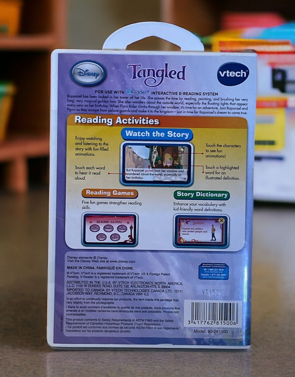 V.Reader Interactive E-Reading System Disney Tangled Ages 4-6 Years
