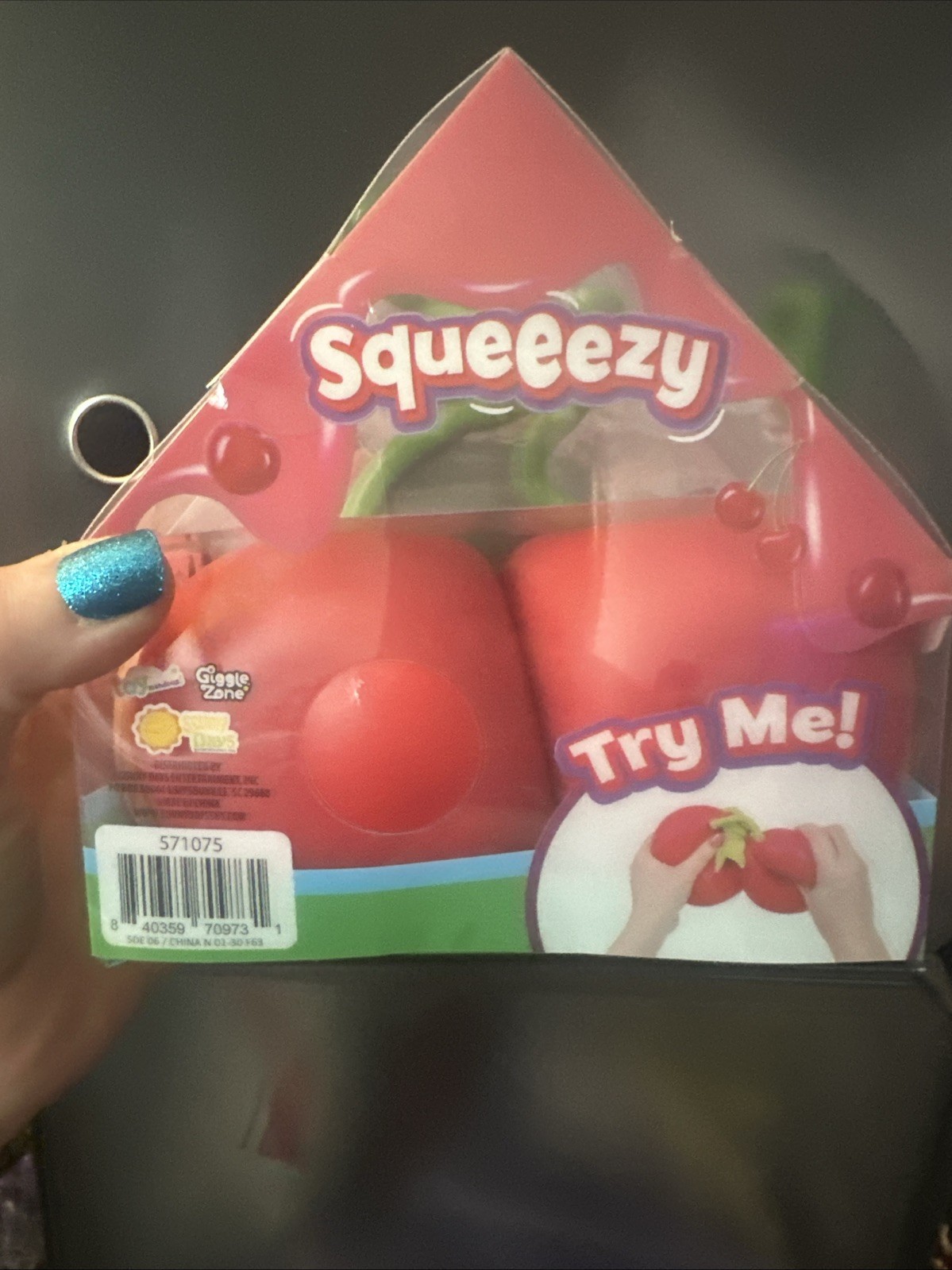 NEW Squishy Sunny Days Toymendous Cherries 5.5 Inch Squeezy Cherry Rare Viral 🍒