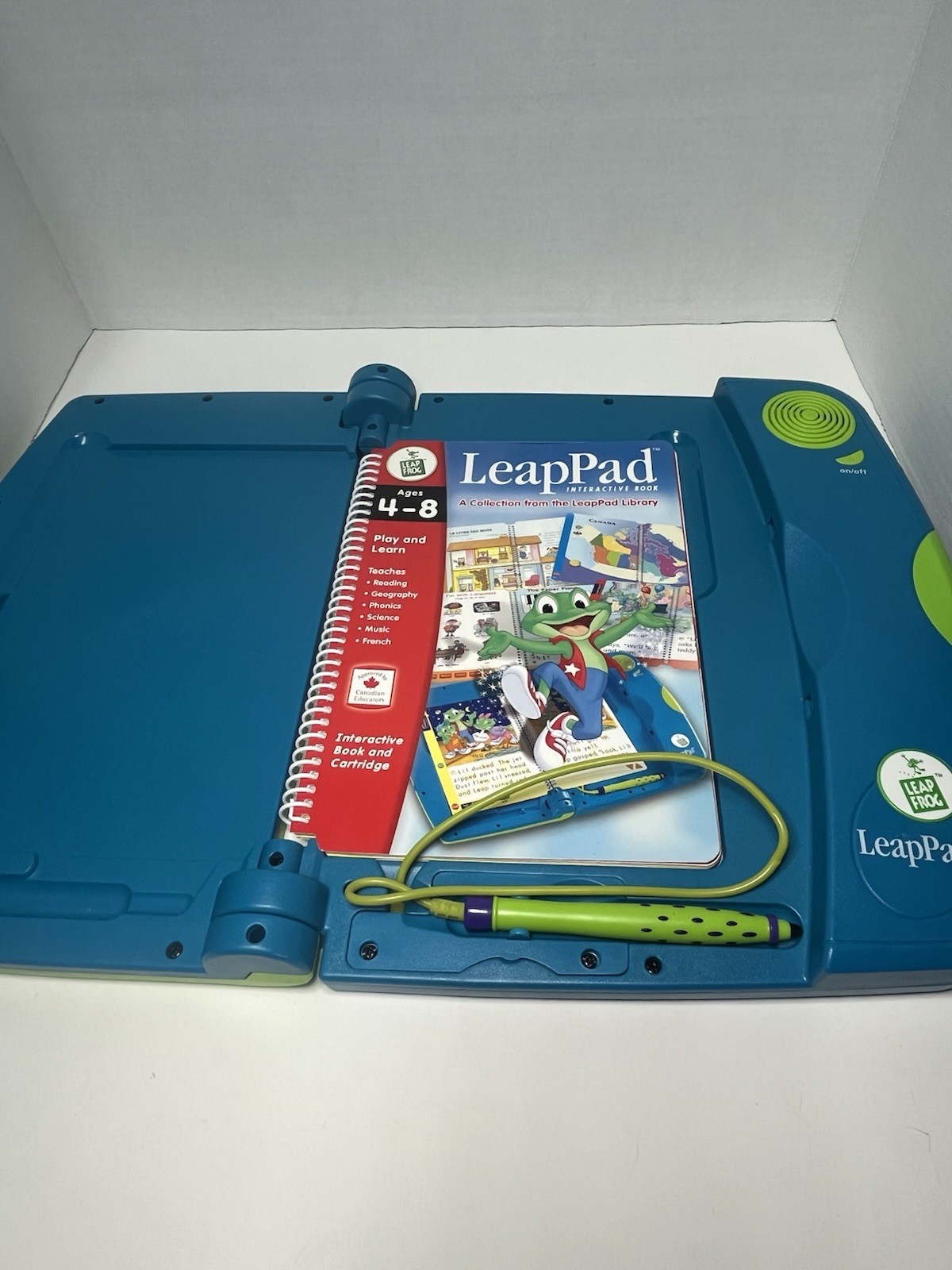Leapfrog LeapPad with Interactive Book for Ages 4-8 – Tested and Works!