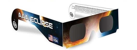 NEW 4 PACK AAA Eclipse Solar Eclipse Glasses Nasa Approved 2024-Pack of 4