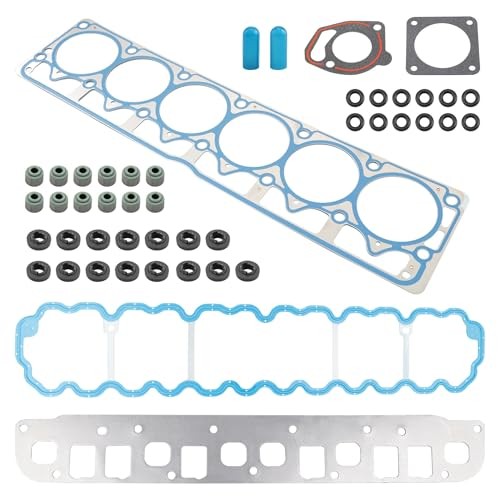Engine Cylinder Headgasket Set with Valve Cover Gasket, Compatible with