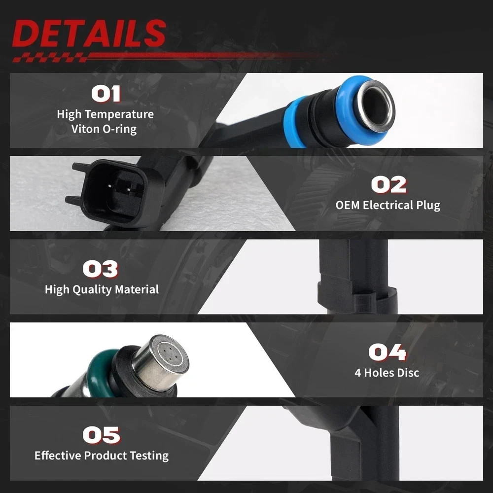 Fuel Injectors fits for/Dodge Dakota Durango Nitro for/RAM for/Jeep 2005-2010…